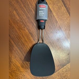 Oxo Soft Works Spatula Turner Flipper Black Nylon 13”  Kitchen Utensil